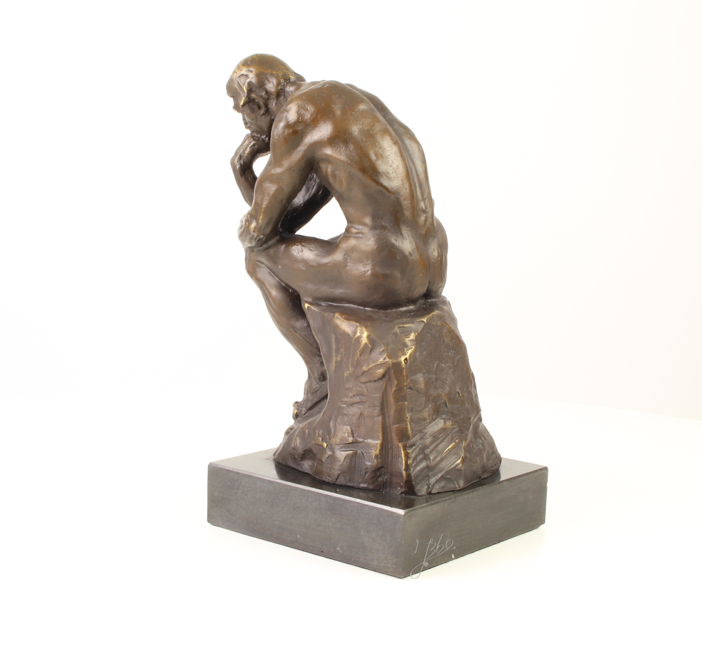 Hochwertiges Bronzedenkmal Bronzeskulptur Der Denker kaufen 11