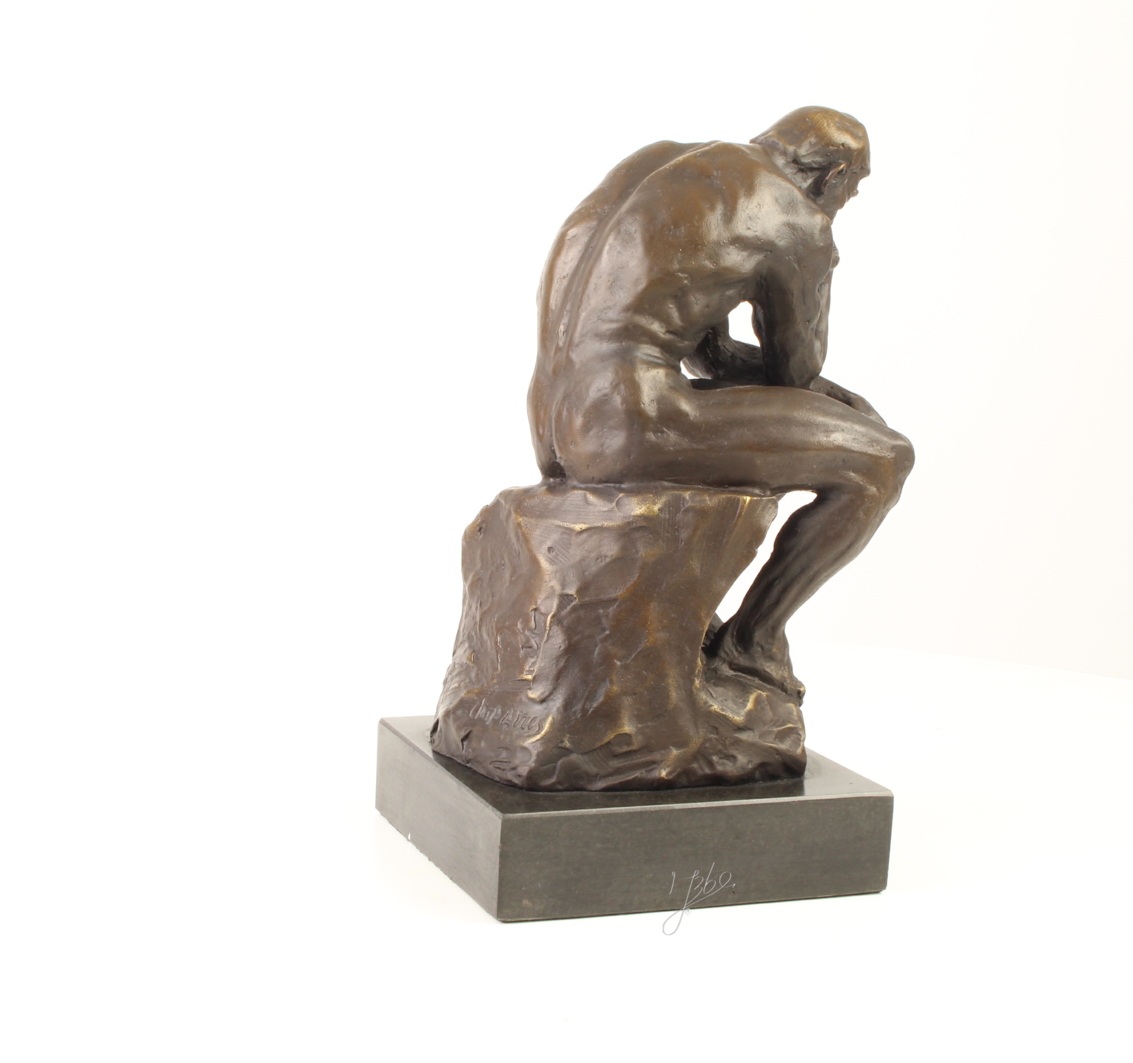 Hochwertiges Bronzedenkmal Bronzeskulptur Der Denker kaufen 8