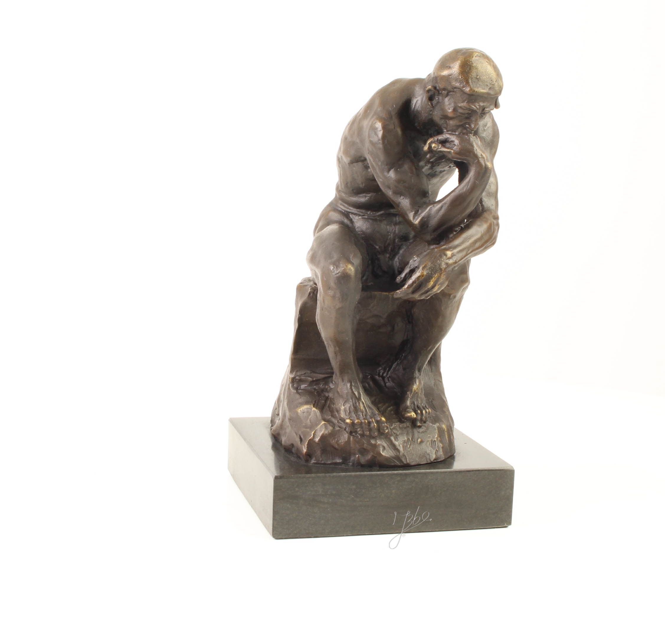 Hochwertiges Bronzedenkmal Bronzeskulptur Der Denker kaufen 13