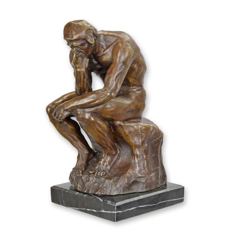 Hochwertiges Bronzedenkmal Bronzeskulptur Der Denker kaufen 2