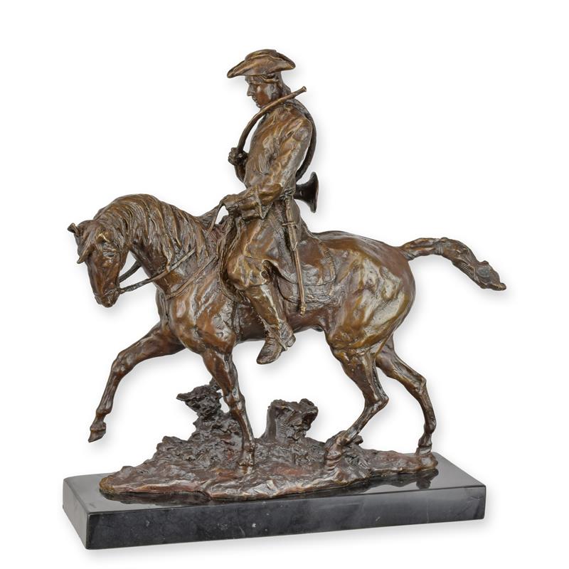 Exquisite Bronze Reiterstatue Louis XV Edle Skulptur Reiter auf Pferd 2