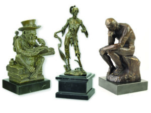 Diverse Bronzefiguren