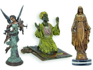 Religiöse Skulpturen & Engel Bronze