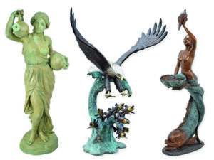 Wasserspiele aus Bronze